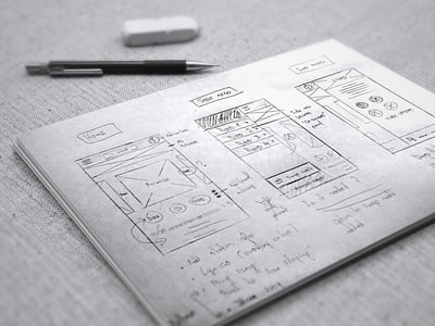 UI & Wireframe Sketches to keep you Inspired