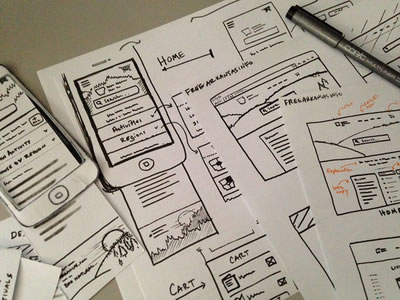 UI & Wireframe Sketches to keep you Inspired