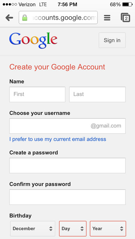 Designing Mobile Forms and Inputs